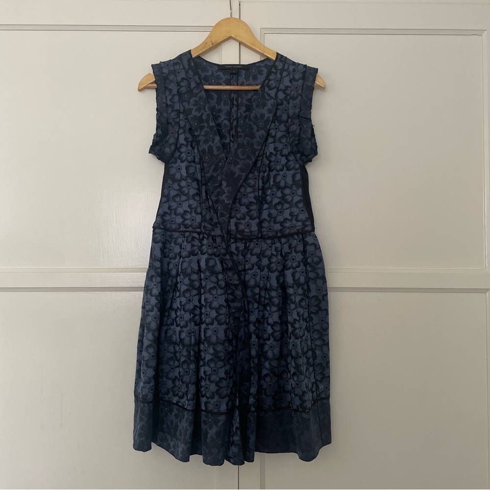 Marc Jacobs Floral Print Mini Shift Dress